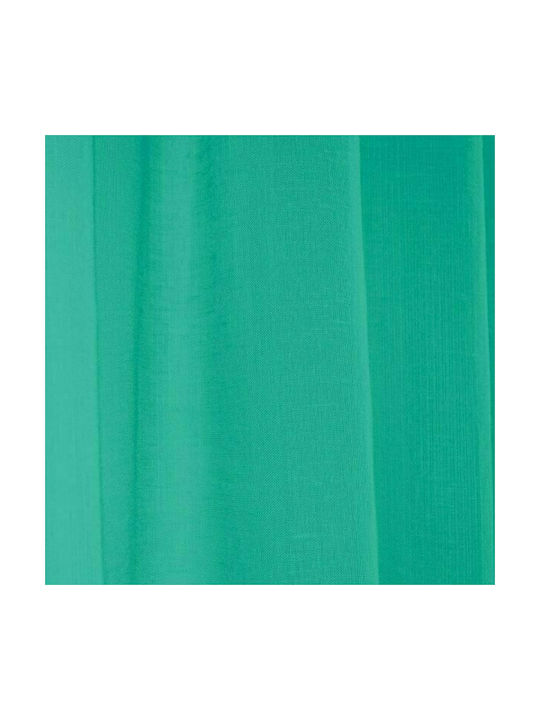 Lino Home Curtain with Pencil Pleat Line 701 Acqua 145x295cm