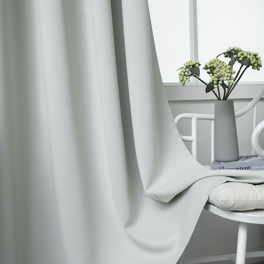 Beauty Home Verdunkelung Mit Grommets Grau 140x270cm