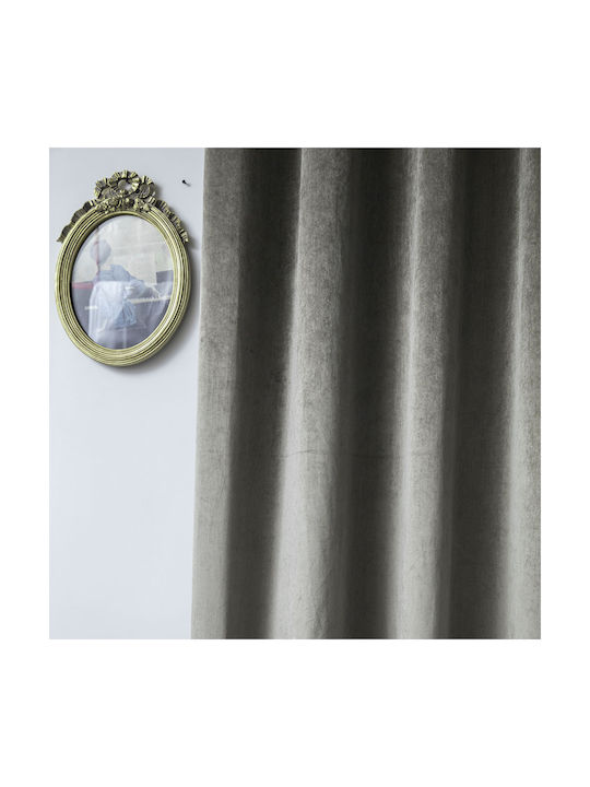 Beauty Home Perdea Opacă Cu Capse Vizon 140x270cm