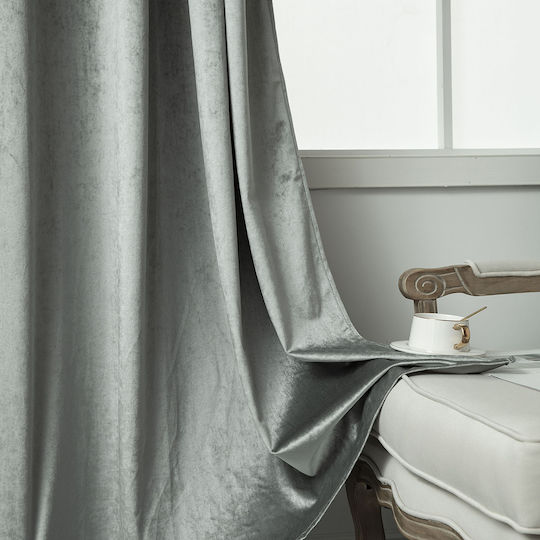 Beauty Home Verdunkelung Mit Grommets Silber 140x270cm