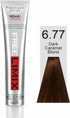 Freelimix Permanent Color Haarfarbe 6.77 Blond Dark Caramel 100ml