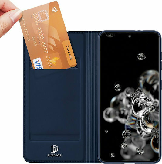 Dux Ducis Skin Pro Book Synthetic Leather Blue (Galaxy S21 Ultra)