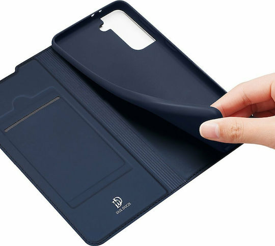 Dux Ducis Skin Pro Book Synthetic Leather Blue (Galaxy S21 Ultra)