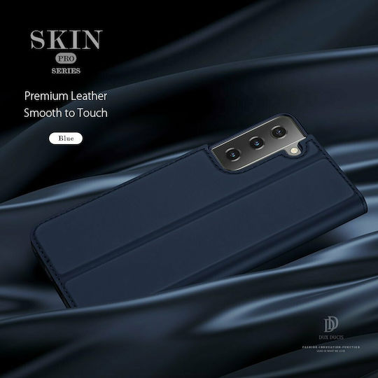Dux Ducis Skin Pro Book Synthetic Leather Blue (Galaxy S21 Ultra)