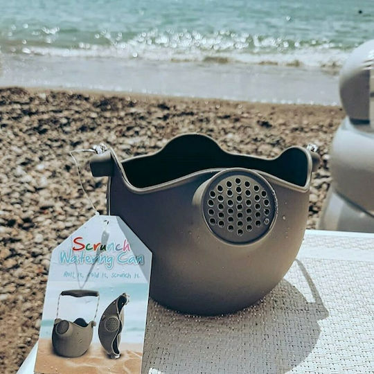 Scrunch Ποτιστήρι Παραλίας από Σιλικόνη σε Γκρι Χρώμα