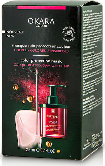 Rene Furterer Okara Color Protection Mask για Διατήρηση Χρώματος με Κερατίνη 200ml