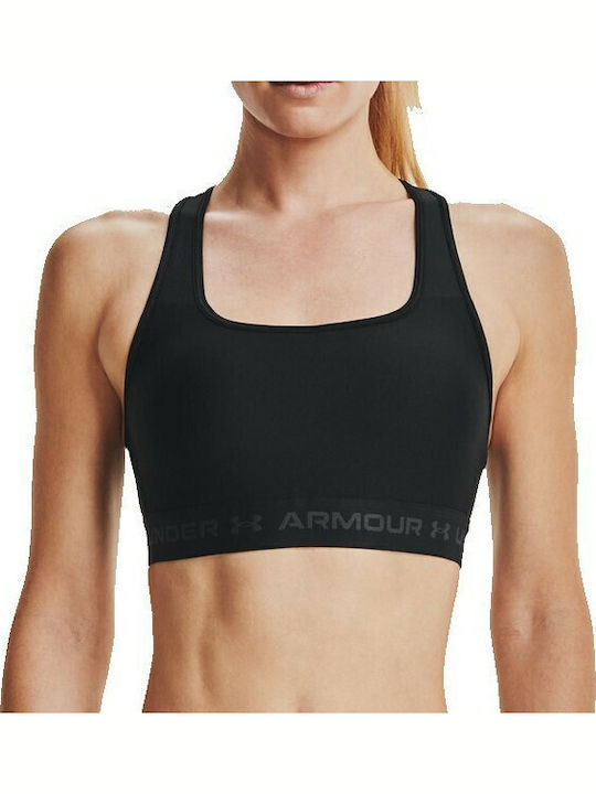 Crossback Mid Women's Sports Bra without Padding Black