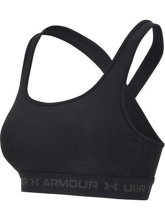 Crossback Mid Women's Sports Bra without Padding Black