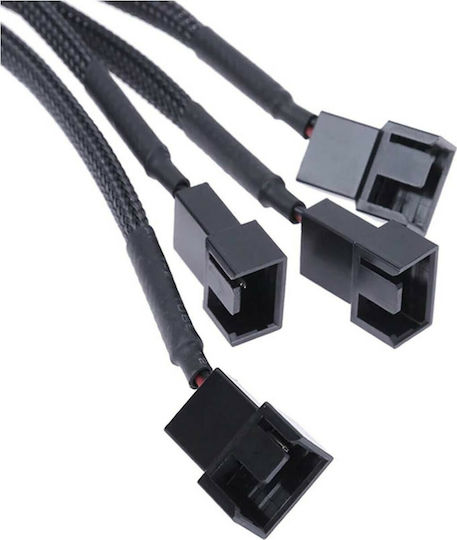 4-Pin Molex - 4-Pin pwm Cable 0.3m Black (18322)