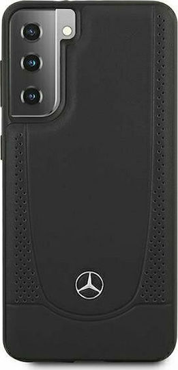 Mercedes-Benz Urban Back Cover Piele Negru (Galaxy S21+ 5G)
