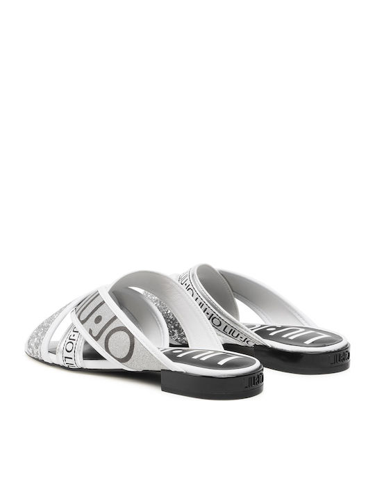 Astra Women's Flat Sandals in Silver Color
