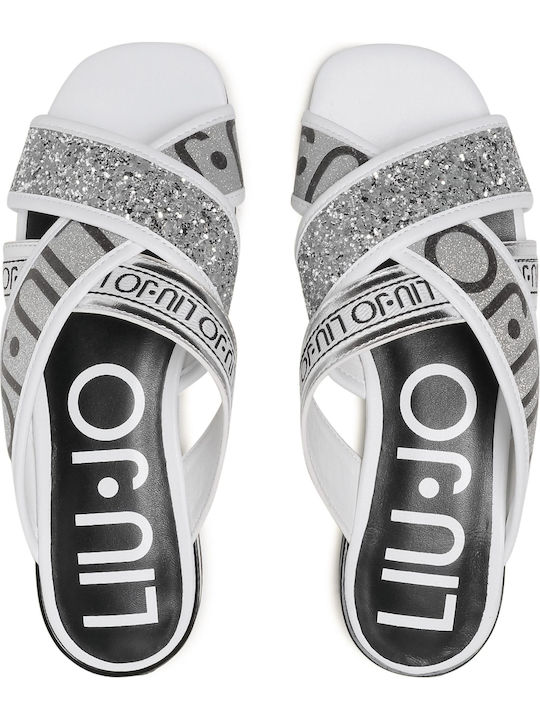 Astra Women's Flat Sandals in Silver Color