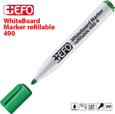 +Efo Whiteboard Marker 3mm Green