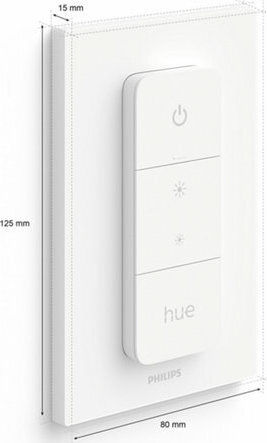 Philips Perete Comutator Dimmer cu Cadrul Universal Buton în Alb Culoare