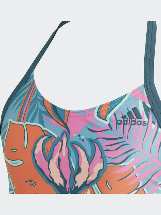 adidas Flower Kinder Badeanzug Bikini Mehrfarbig
