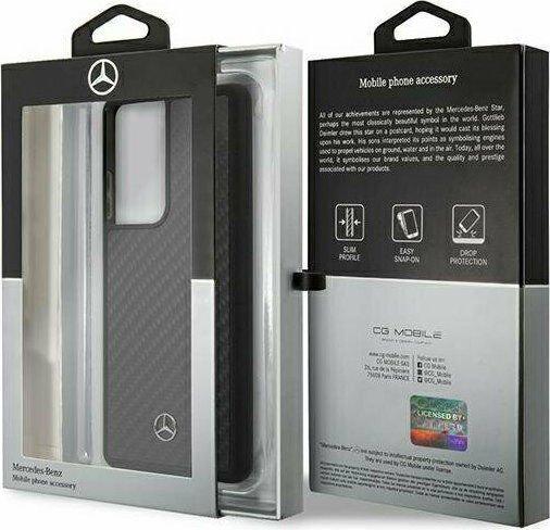 Mercedes-Benz Dynamic Line Back Cover Πλαστικό Μαύρο (Galaxy S21 Ultra 5G)