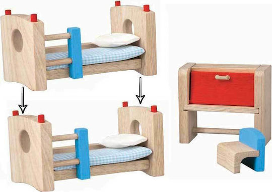 Plan Toys Παιδικό δωμάτιο – Νέο Έπιπλα για Κουκλόσπιτο