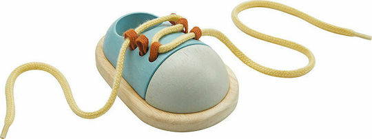 Plan Toys Lacing Toy Shoe with Lace made of Wood for 10++ Months