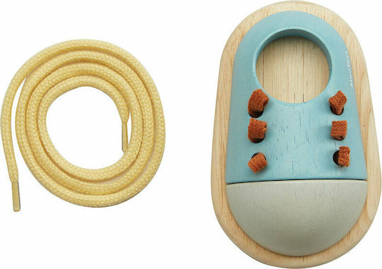 Plan Toys Lacing Toy Shoe with Lace made of Wood for 10++ Months
