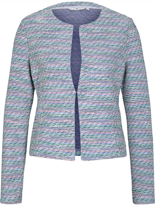 Tom Tailor Short Women's Tweed Waisted Blazer