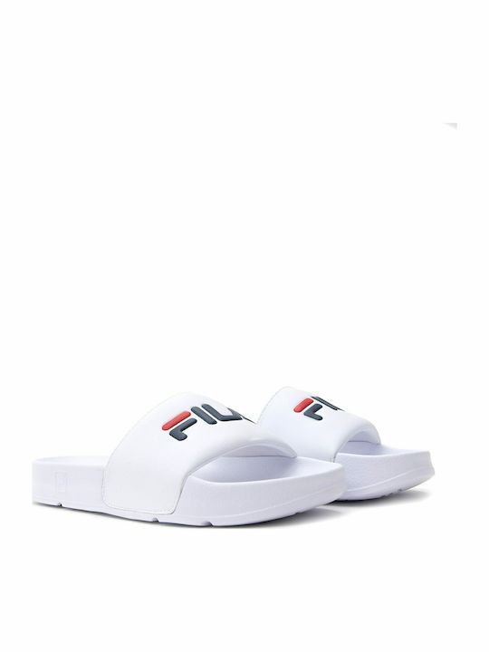 FILA Heritage Drifter Slides Λευκά