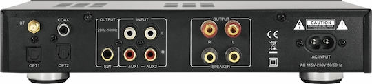 Dynavox TV 50 Ολοκληρωμένος Ενισχυτής Hi-Fi Stereo 30W/4Ω 50W/8Ω 207640 Μαύρος