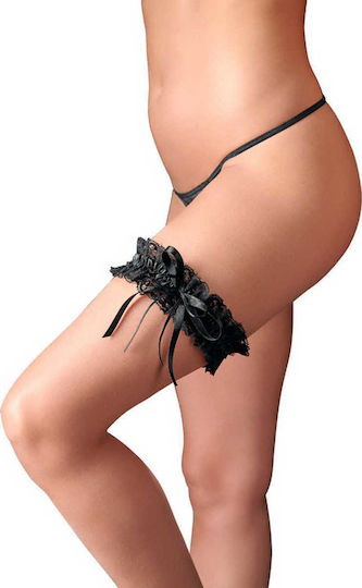 Cottelli Collection Lace Garter Belts with Lace Black