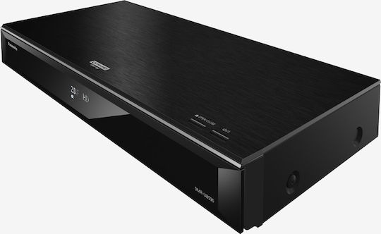 Panasonic Blu-Ray Player DMR-UBS90 DMR-UBS90EGK Built-in WiFi with Blu-Ray/DVD Recording and USB Media Player Capability Black