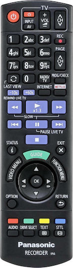 Panasonic Blu-Ray Player DMR-UBC70 DMR-UBC70EGK Built-in WiFi with Blu-Ray/DVD Recording and USB Media Player Capability Black