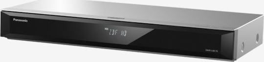 Panasonic Blu-Ray Player DMR-UBC70 DMR-UBC70EGS Built-in WiFi with Blu-Ray/DVD Recording and USB Media Player Capability Silver