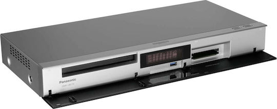 Panasonic Blu-Ray Player DMR-UBC70 DMR-UBC70EGS Built-in WiFi with Blu-Ray/DVD Recording and USB Media Player Capability Silver