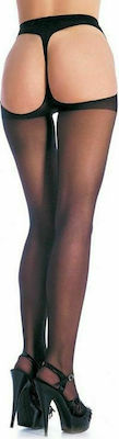 Leg Avenue Sheer Thong Back Pantyhose