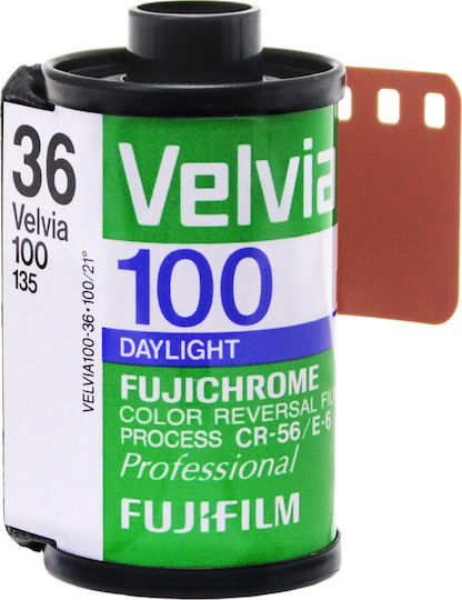 Fujifilm Slide/Transparency Fujichrome Velvia 100 Ρολό Φιλμ 35mm (36 Exposures)
