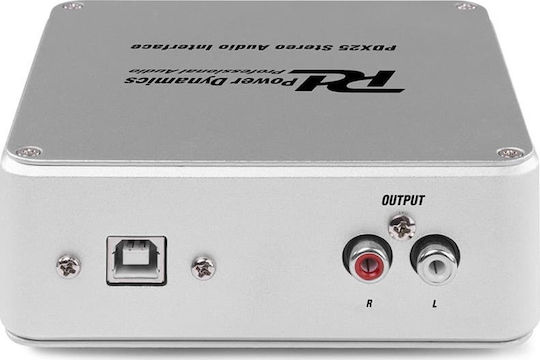 Power Dynamics PDX25 172.779 Εξωτερική Επαγγελματική Κάρτα Ήχου με Σύνδεση USB