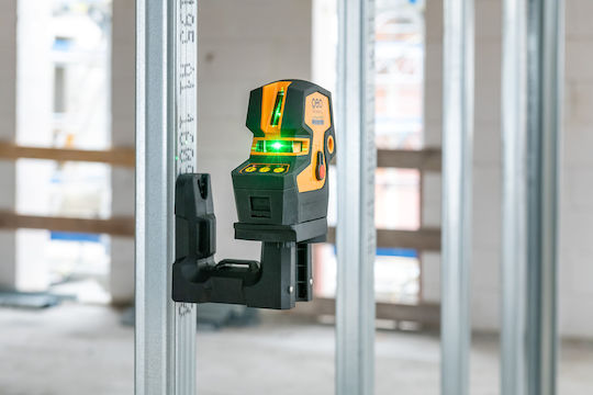 Geo Fennel Gmbh CrossPointer5 Green Selbstnivellierend Linear Laser-Wasserwaage Grüner Strahl