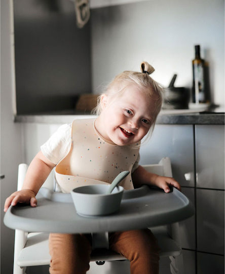 Mushie Baby Food Bowl Silicone Bowl made of Silicone Gray