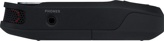 Roland R-07 Stereo Ψηφιακός Φορητός Εγγραφέας Μπαταρίας για Εγγραφή σε Κάρτα Μνήμης με Διάρκεια Εγγραφής 15 Ώρες και Τροφοδοσία USB Black