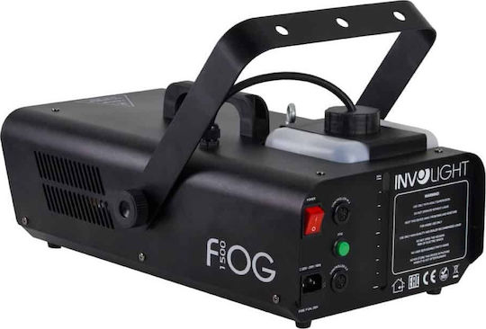 Involight Fog 1500 Nebelmaschine 1500W mit Verkabelt / Drahtlos Fernbedienung