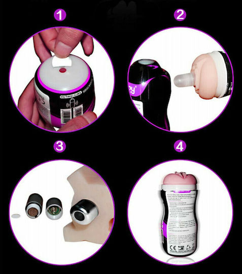 Lovetoy Sex In A Can Vagina Stamina Tunnel Vibrating Masturbator 1buc