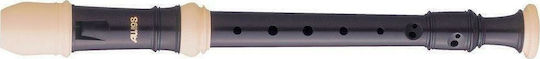 Aulos Sopranino Plastic Recorder 506B F Sopranino Symphony German G Black