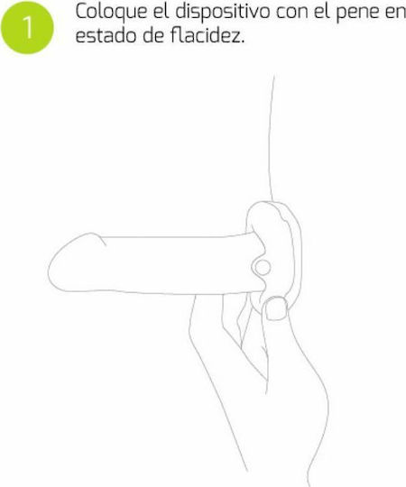 500Cosmetics Gnetics Extender Penis Enhancer Extensor Penis Alb