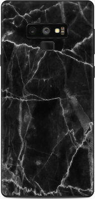 Wozinsky Marble Umschlag Rückseite Silikon Schwarz (Galaxy Note 9)