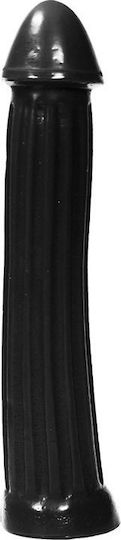 All Black Donger Glass Dildo Black 31cm