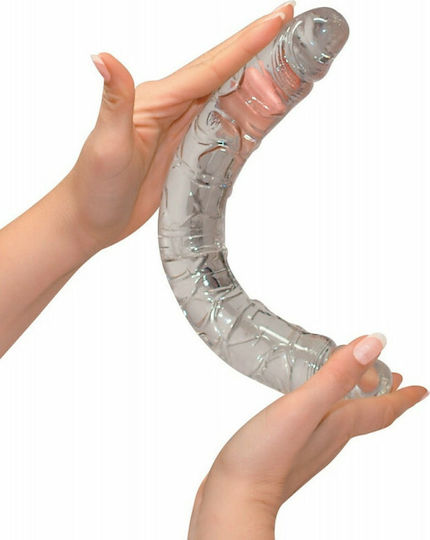 You2Toys Cristal Duo Двойно дилдо Бял 34см