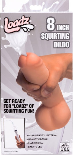XR Dual Density Squirting Ρεαλιστικό Dildo με Δυνατότητα Εκσπερμάτωσης Flesh 20cm
