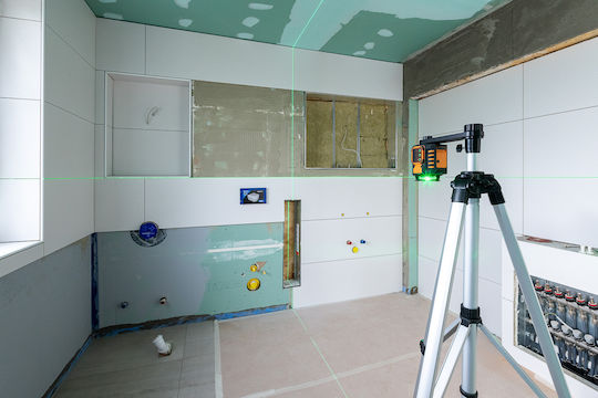 Geo Fennel Gmbh Geo6-XR Green SP Самонивелиращо Линейно Лазерен нивелир Зелен лъч 7.4V с Работен обхват 60м