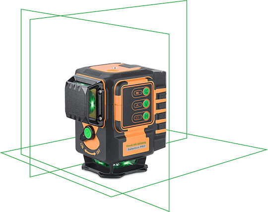 Geo Fennel Gmbh Geo6-XR Green SP Самонивелиращо Линейно Лазерен нивелир Зелен лъч 7.4V с Работен обхват 60м