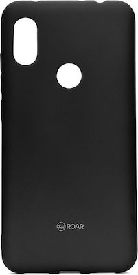 Roar All Day Silicone Back Cover Black (Redmi 9)