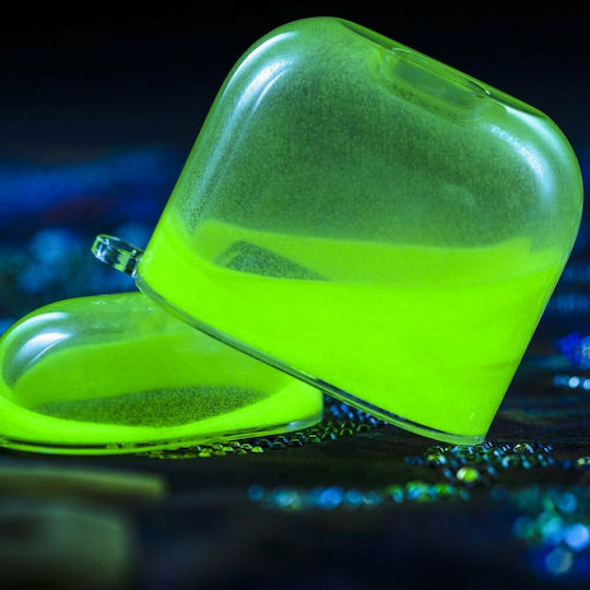Kingxbar Galaxy Nightglow Luminescent Θήκη Σιλικόνης σε Κόκκινο χρώμα για Apple AirPods