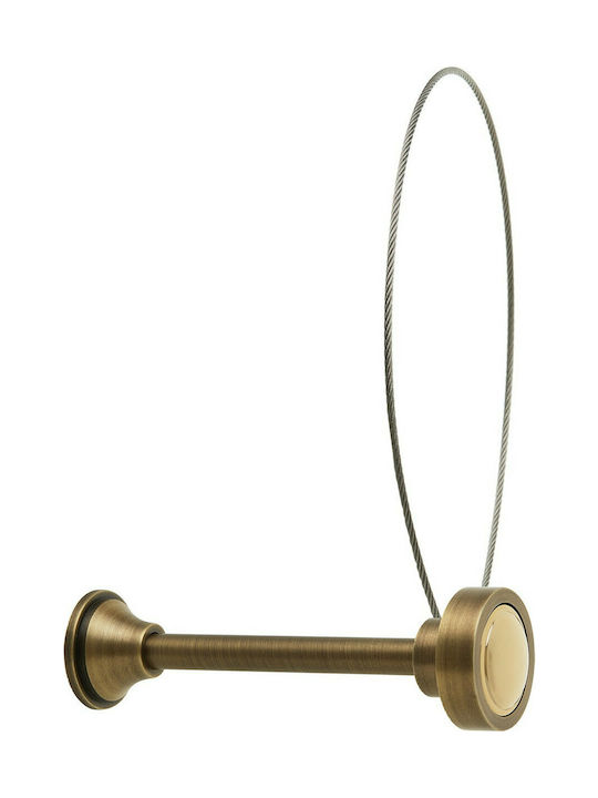 Zogometal Holdback Magnetic made of Metal Bronze / Oro with Diza 1pcs